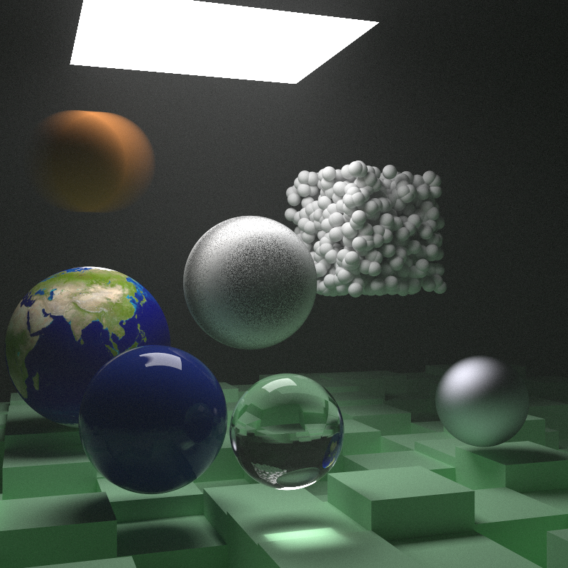 RayTracing in a weekend. Made in C++ and by following a guide by the same name.